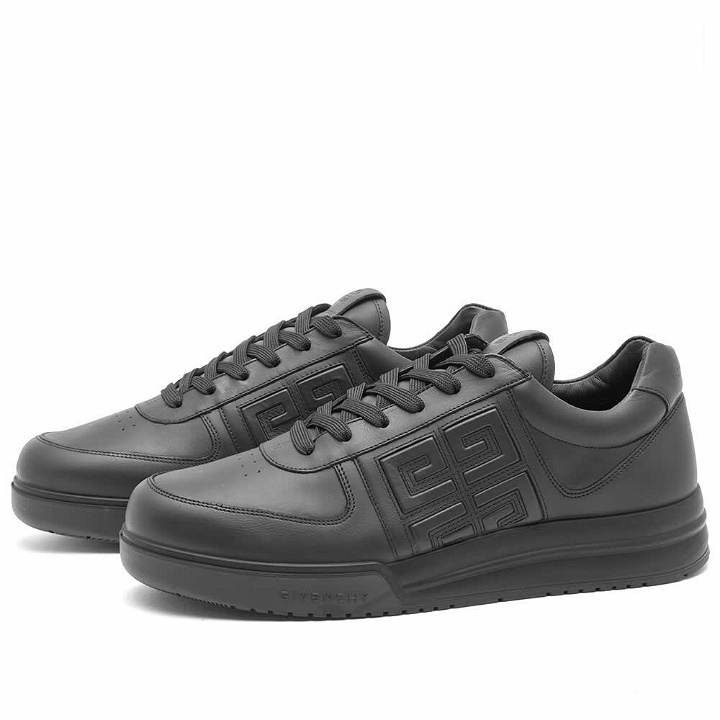 Photo: Givenchy Men's G4 Low Top Sneakers in Black