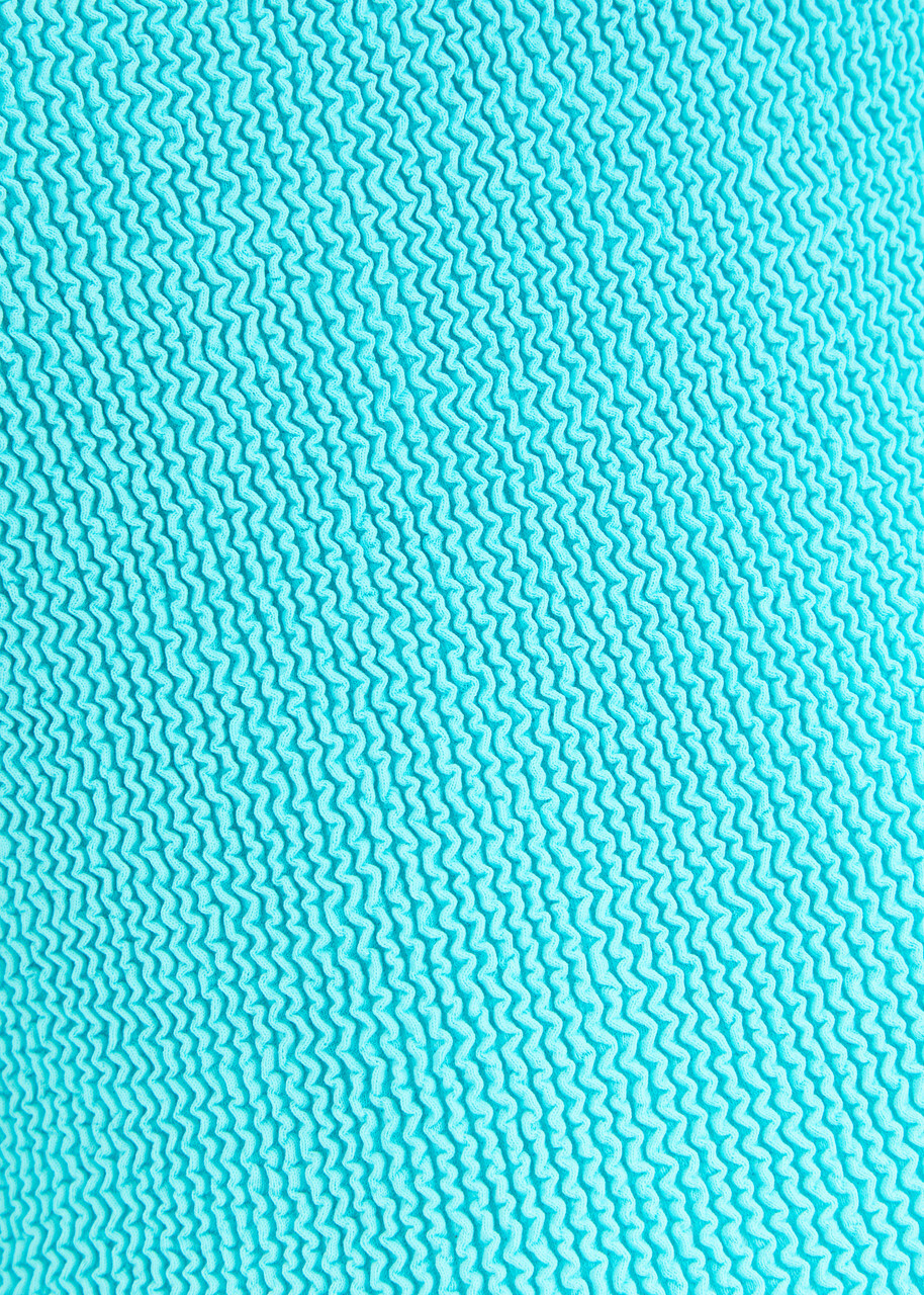 Hunza G Crinkle Swimsuit - Aqua - One Size