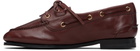 Bally Burgundy Plume Loafers