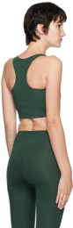 Girlfriend Collective Green Paloma Sport Bra