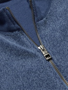 Peter Millar - West Shore Cotton-Blend Fleece Zip-Up Sweatshirt - Blue