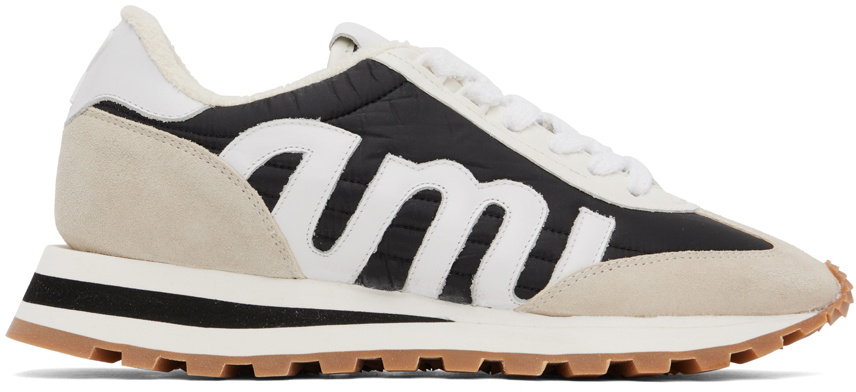 AMI Paris Black Ami Rush Sneakers AMI