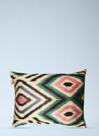 Les-Ottomans Geometric Pattern Decorative Cushion
