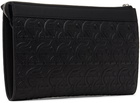 Ferragamo Black Travel Document Holder