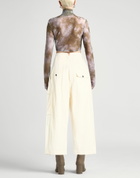 Isabel Benenato Womens Pants in Beige