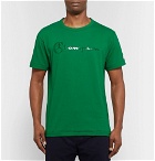 Todd Snyder Champion - Logo-Print Cotton-Jersey T-Shirt - Green