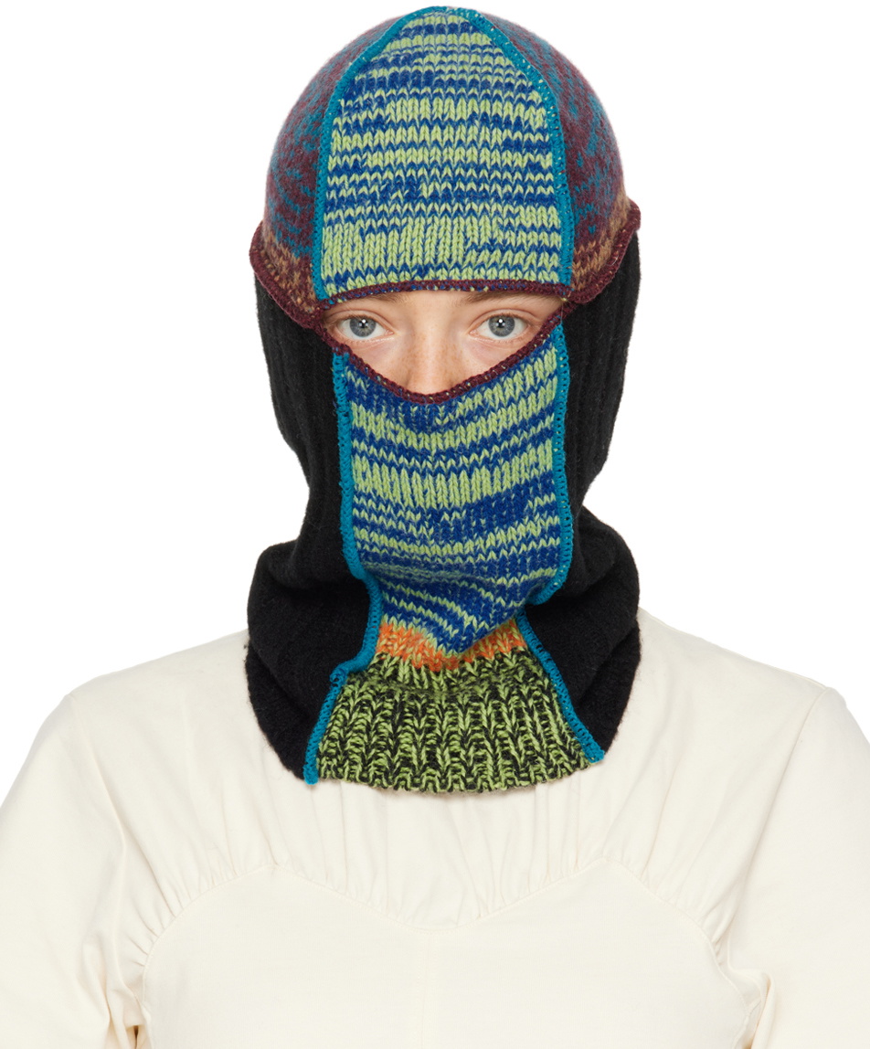 Marni Off-White & Yellow Wool Ears Balaclava Marni