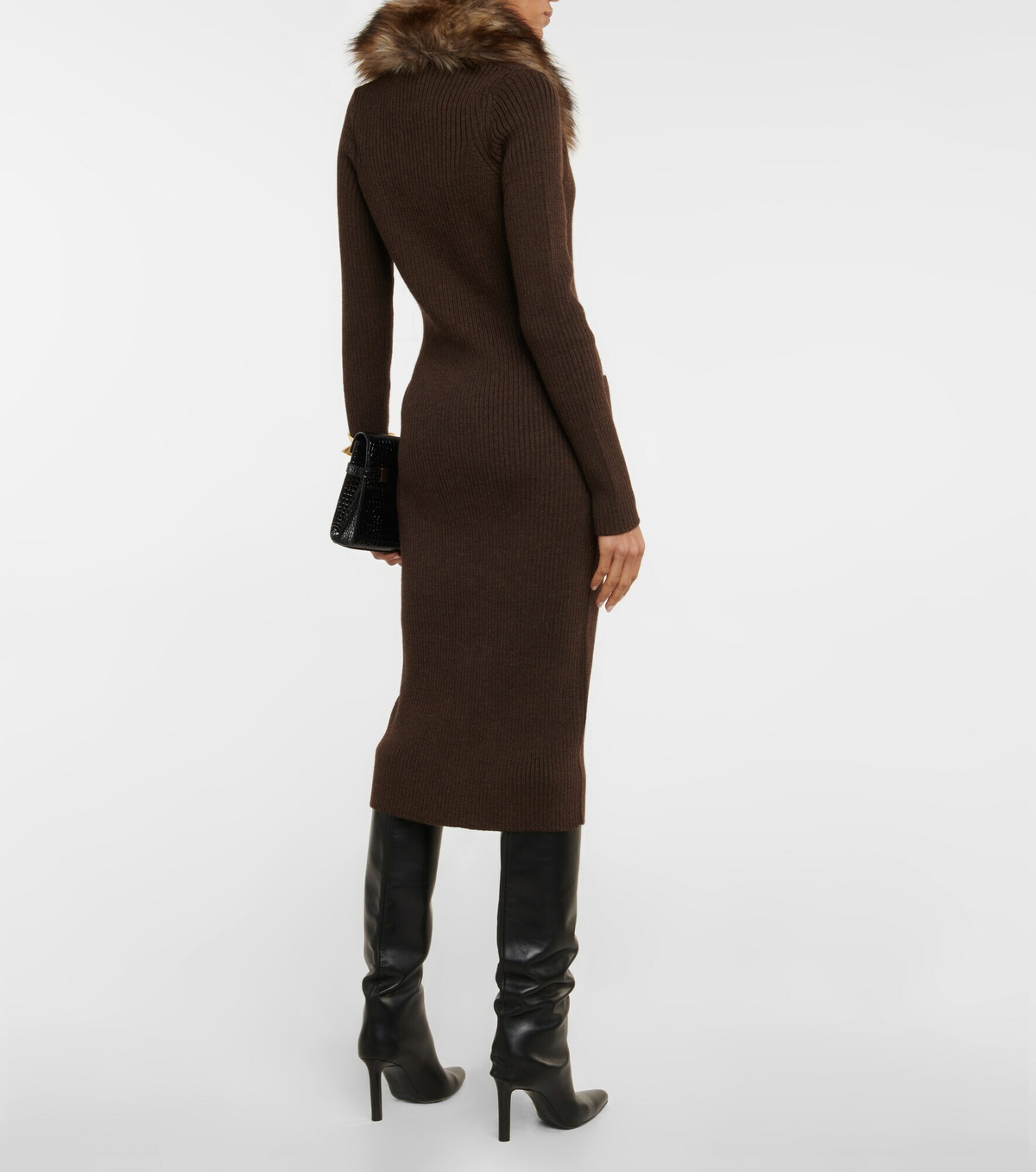 brown sweater dress midi Sweet Talk Brown Midi Dress