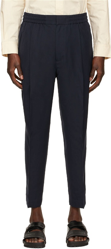 Photo: 3.1 Phillip Lim Navy Tapered Trousers