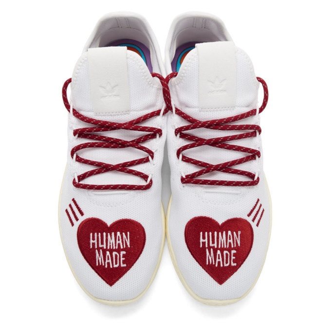 Adidas x Pharrell Williams Tennis Hu Human Made in White