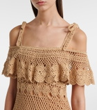 Anna Kosturova Marianne crochet cotton maxi dress
