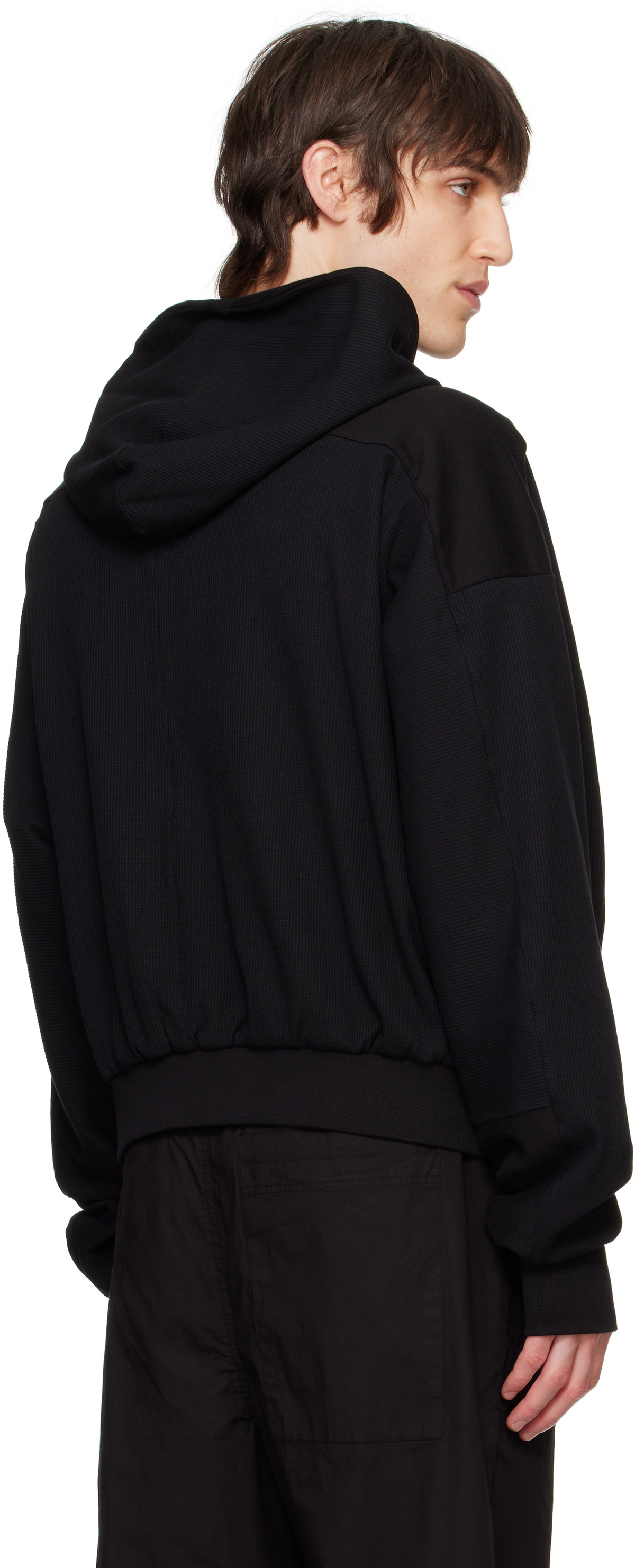 パーカー・フーディ THOM KROM HOODIE Thom Krom Jersey Hoodie | Black | FARFETCH