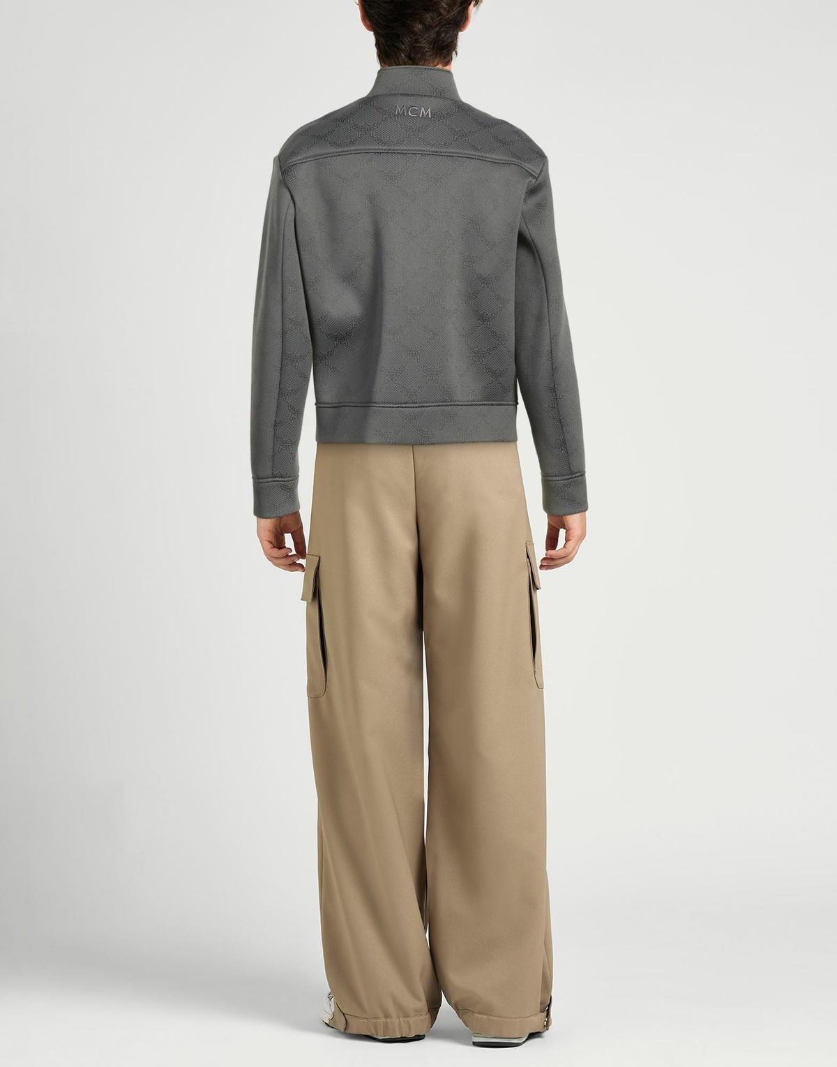 Mcm Mens Sweatshirt in Grey