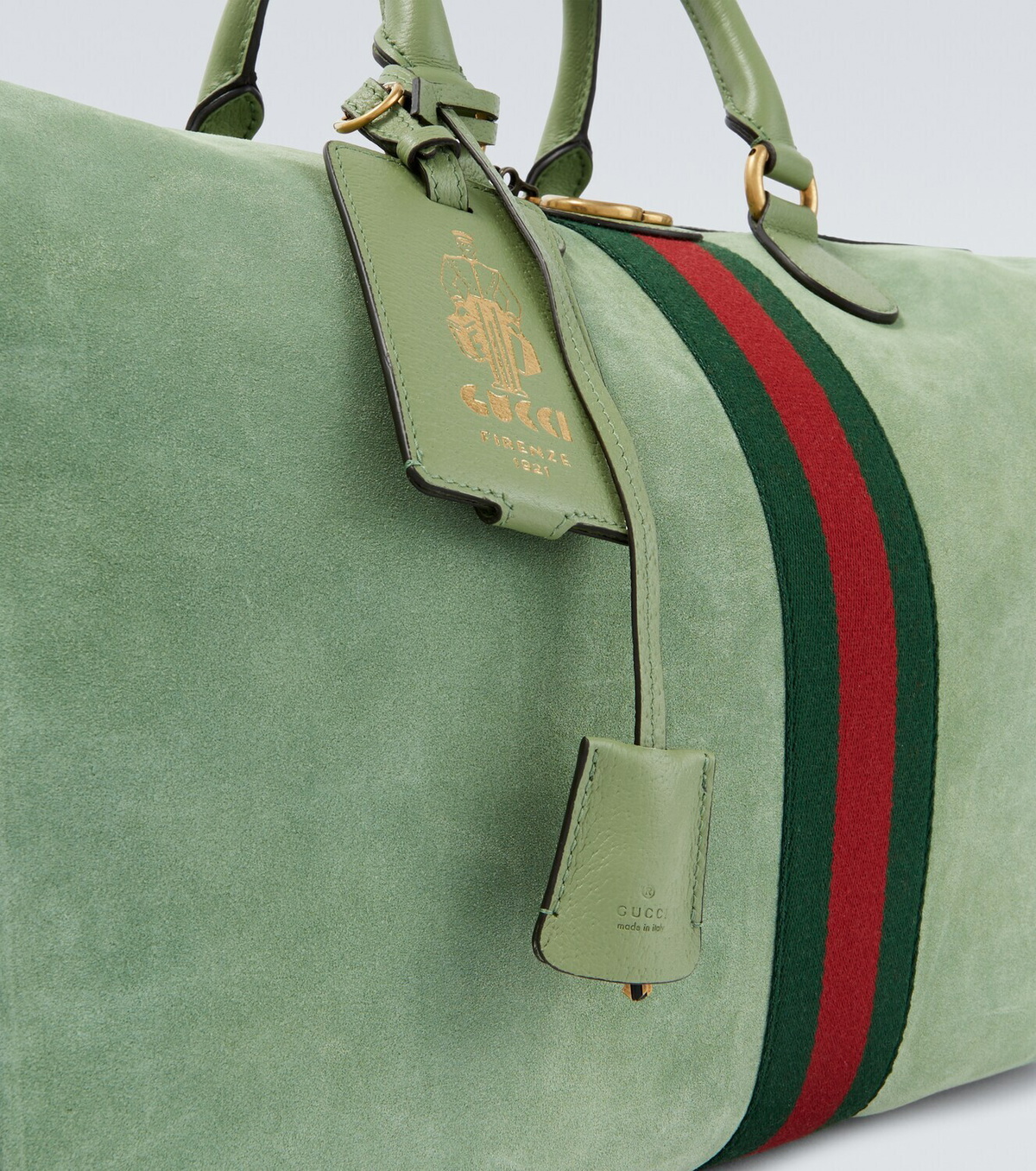 Gucci Gucci Savoy Medium suede duffel bag