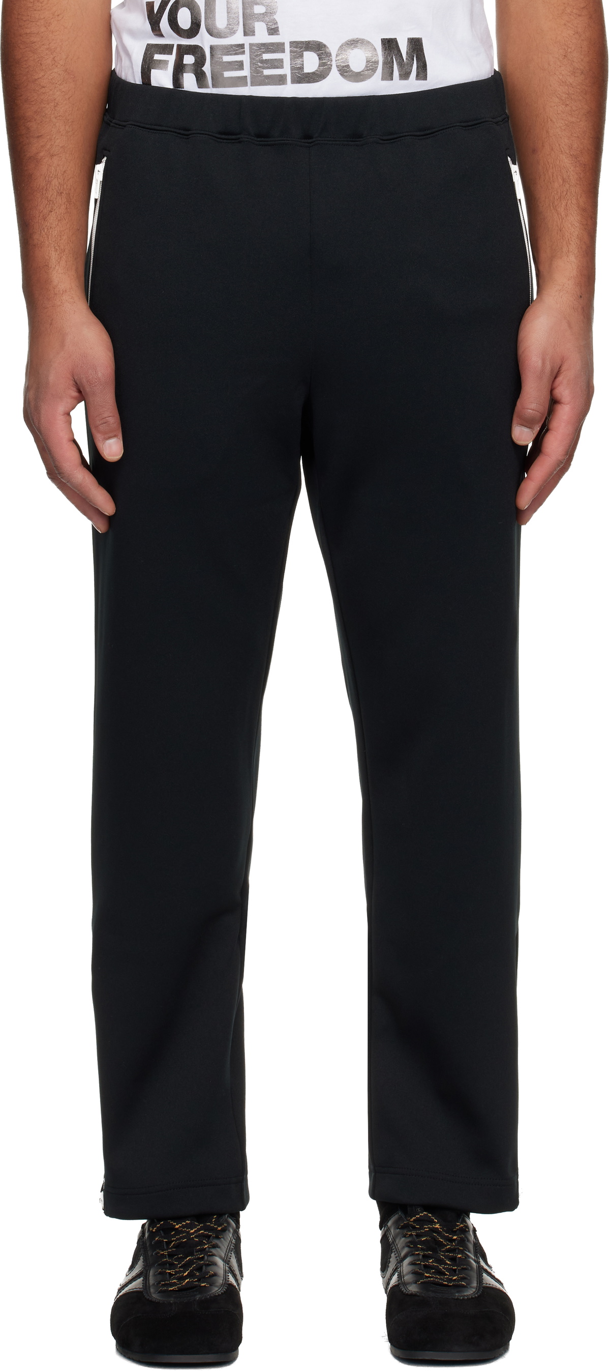 Black Comme des Garçons Black Jersey Sweatpants