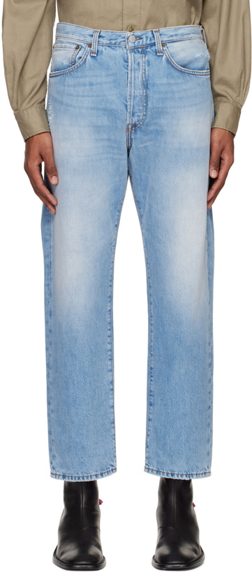 Photo: Acne Studios Blue Relaxed-Fit Jeans
