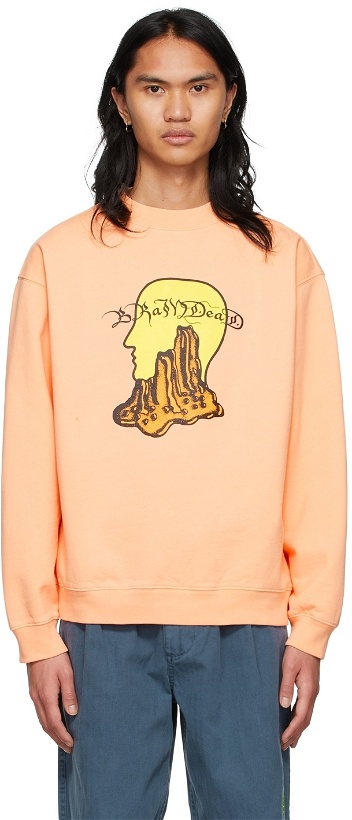 Photo: Brain Dead Orange Mount Slime Sweater