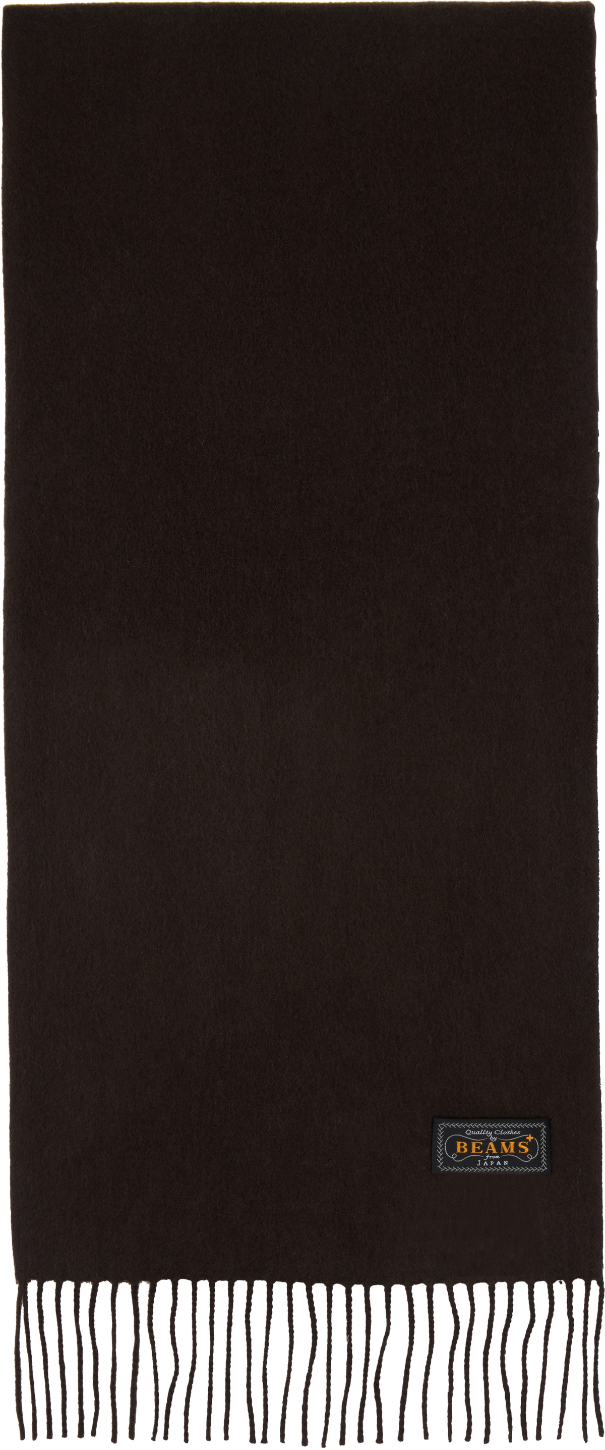 BEAMS PLUS Brown Reversible Silk/Cashmere Scarf