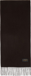 BEAMS PLUS Brown Reversible Silk/Cashmere Scarf