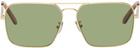 RETROSUPERFUTURE Gold Iggy 2.0 Sunglasses