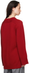Loulou Studio Red Safi Sweater