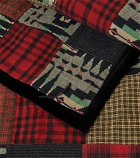 RRL - Patchwork cotton and wool-blend blanket