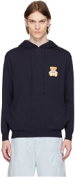 Moschino Navy Patch Hoodie