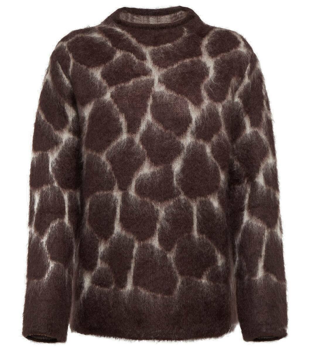 Rag & Bone Leopard-Print shops Mohair-Blend Sweater XS