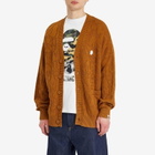 A Bathing Ape Men's Solid Camo Jacquard One Point Cardigan in Beige