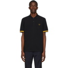 Comme des Garcons Homme Deux Black Fred Perry Edition Pique Polo