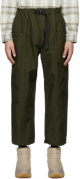 South2 West8 Green Nylon Belted Trousers