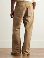 Fear of God - Utility Straight-Leg Distressed Cotton-Canvas Trousers - Brown