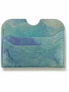 Acne Studios - Logo-Print Suede Cardholder