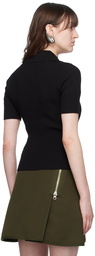 Courrèges Black Signature Polo