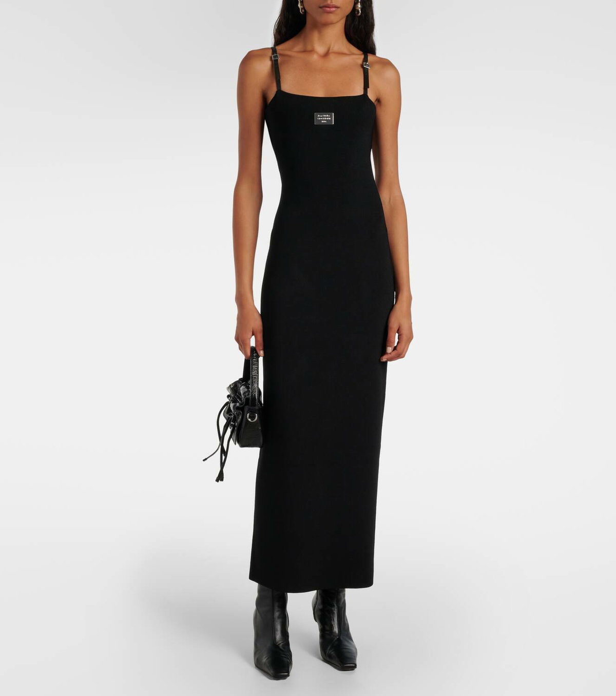 chinese dress ladies Kylie Maxi Dress Black – One Mile The Label