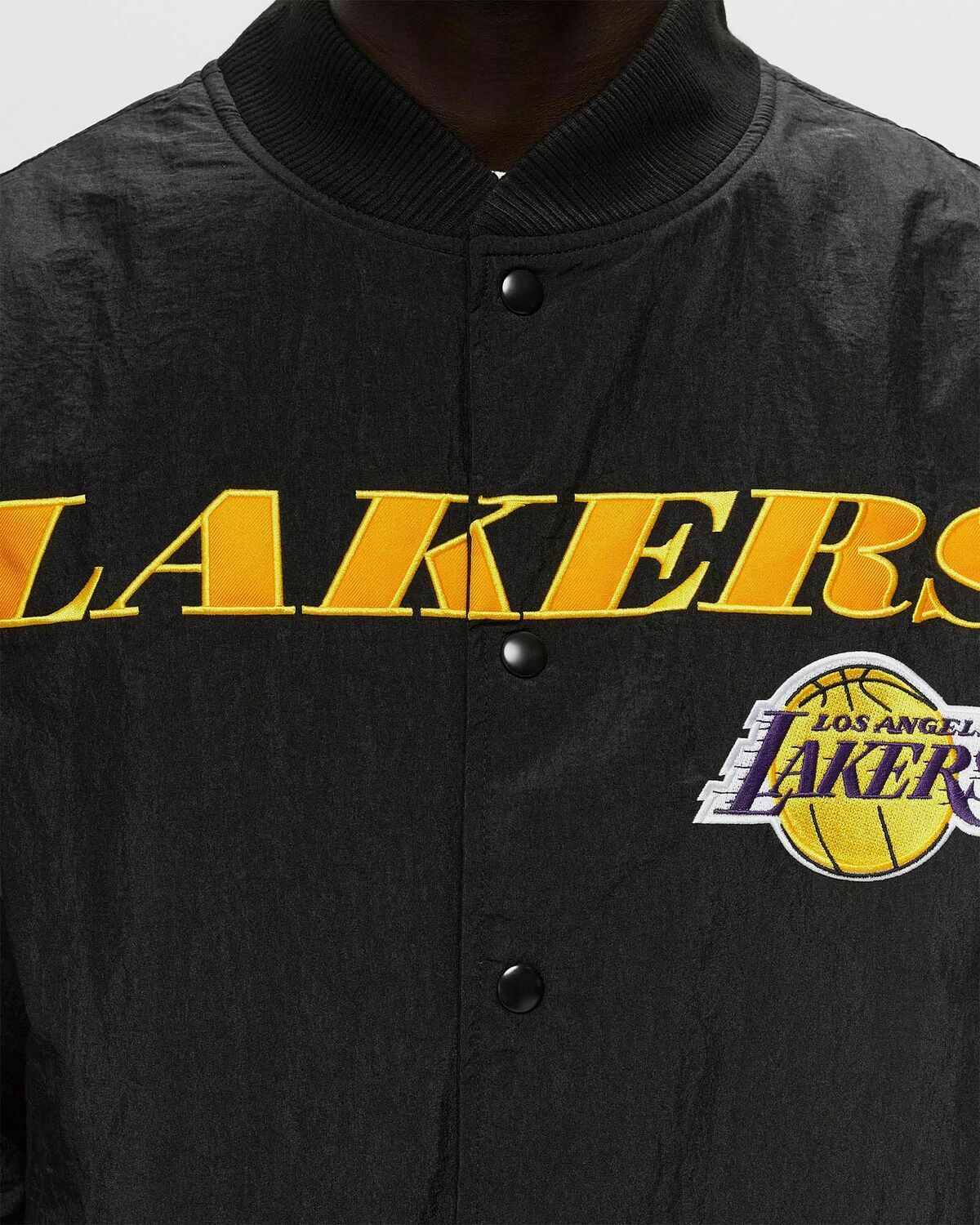New Era Nba Panel Bomber Los Angeles Lakers Black Bomber Jackets/College Jackets