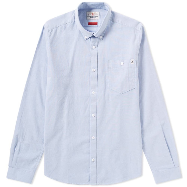 Photo: Barbour Heritage Lang Oxford Shirt Blue