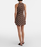 Asceno Antigua linen and cotton minidress
