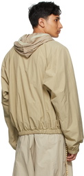 Hyein Seo Beige Wavy Blouson Jacket