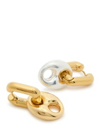 Timeless Pearly Léonie Mismatched 24kt Gold-plated Hoop Earrings - One Size