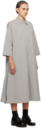 CASEY CASEY Gray Wow Wow Midi Dress