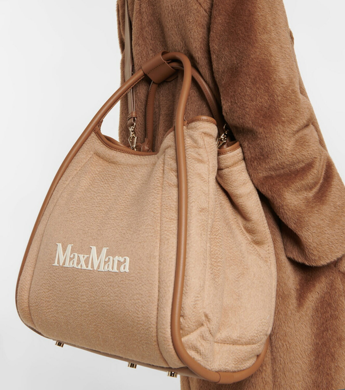 Max mara discount marin leather tote