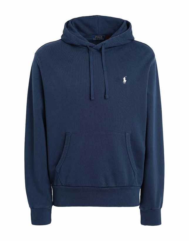 Photo: Polo Ralph Lauren Loop-back Terry Hoodie Mens Sweatshirt in Navy