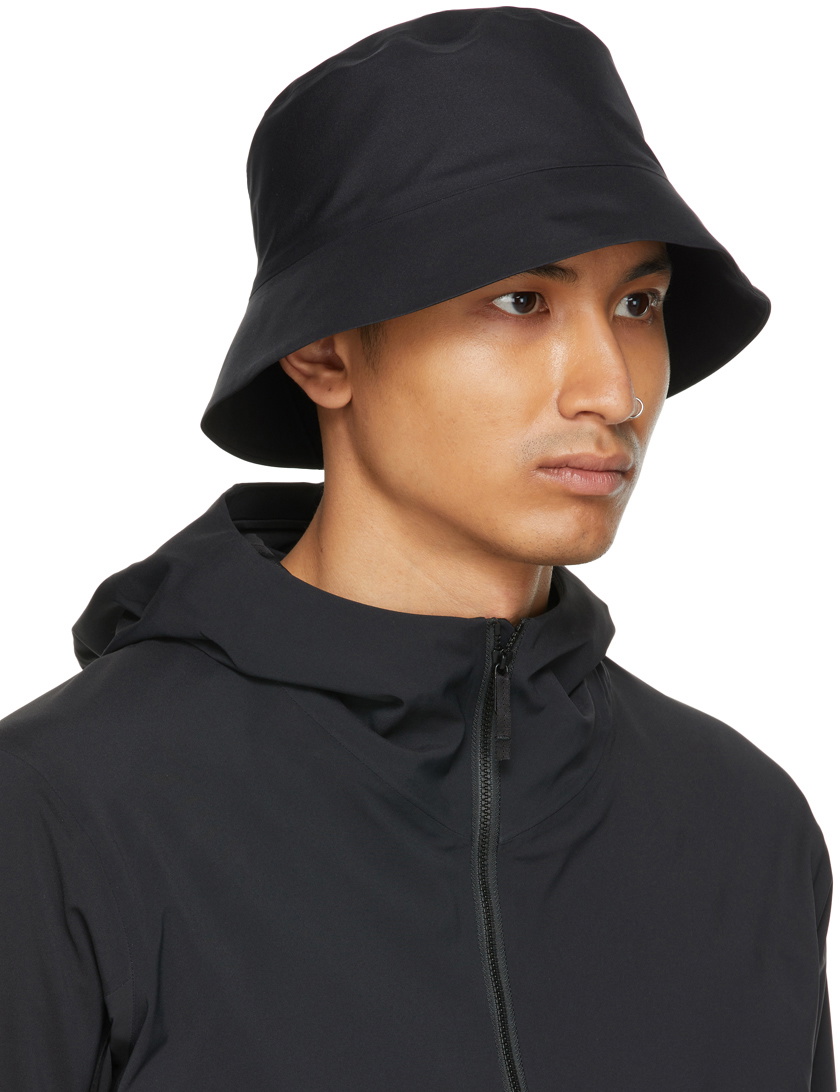 Veilance Black Bungee Bucket Hat Arc'teryx Veilance