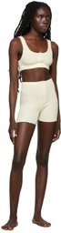 SKIMS Off-White Waffle Boy Shorts