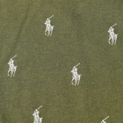 Polo Ralph Lauren Men's All Over Pony Sleepwear T-Shirt in Army Olive