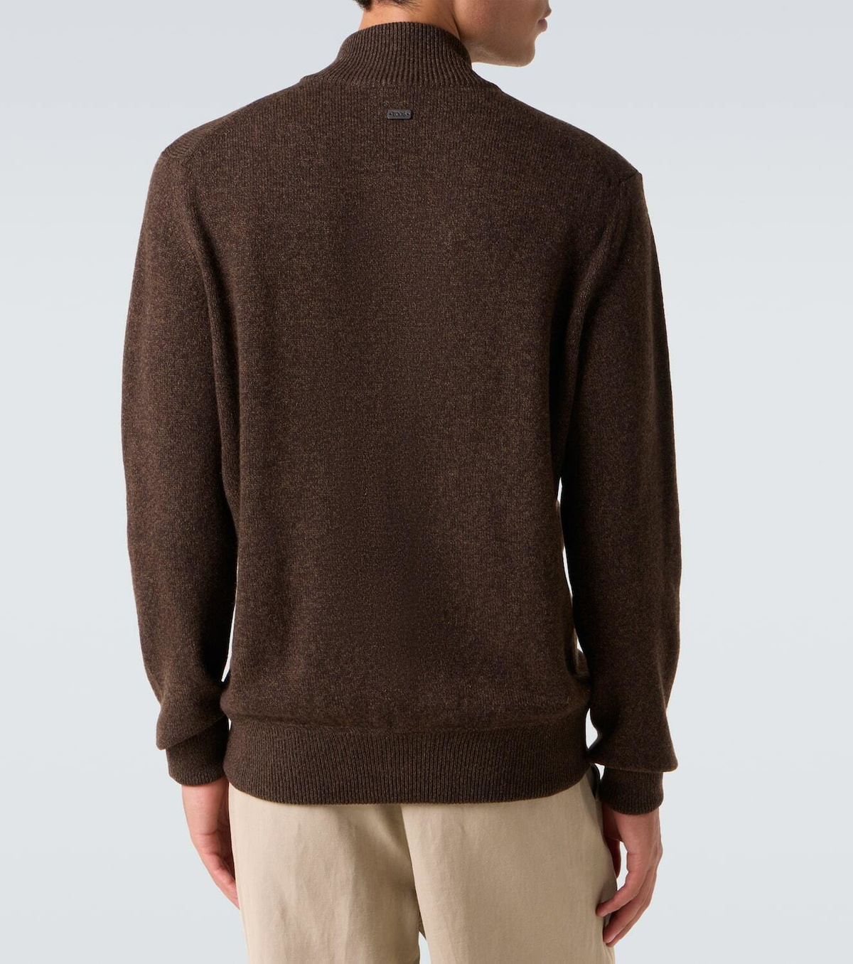 Tod's Wool and cashmere zip-up cardigan