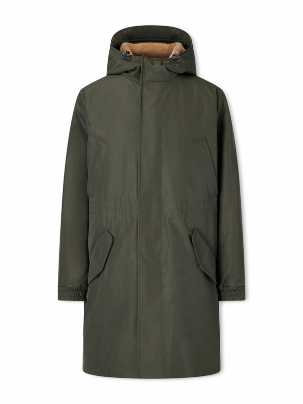 Photo: Loro Piana - Zermatt Padded Shell Hooded Parka - Green