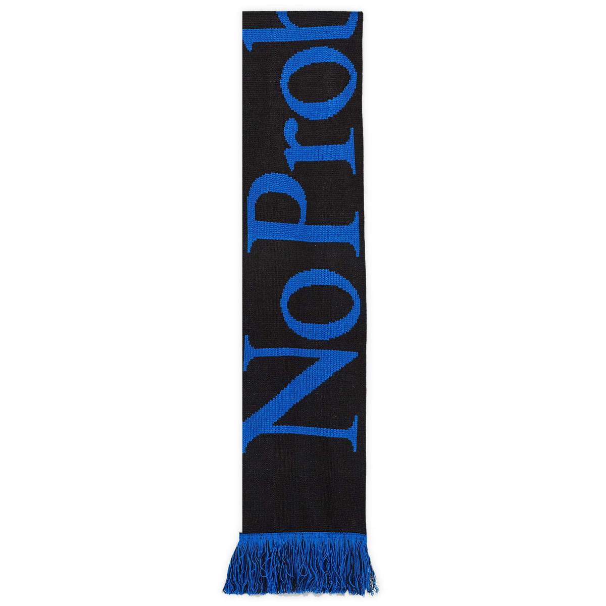 No Problemo Men's Logo Scarf in Blue/Black 