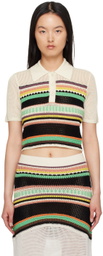 Chloé Multicolor Paneled Polo